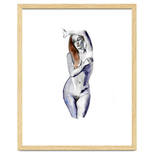 Untitled #10 - Standing Nude by Marc A. Burns