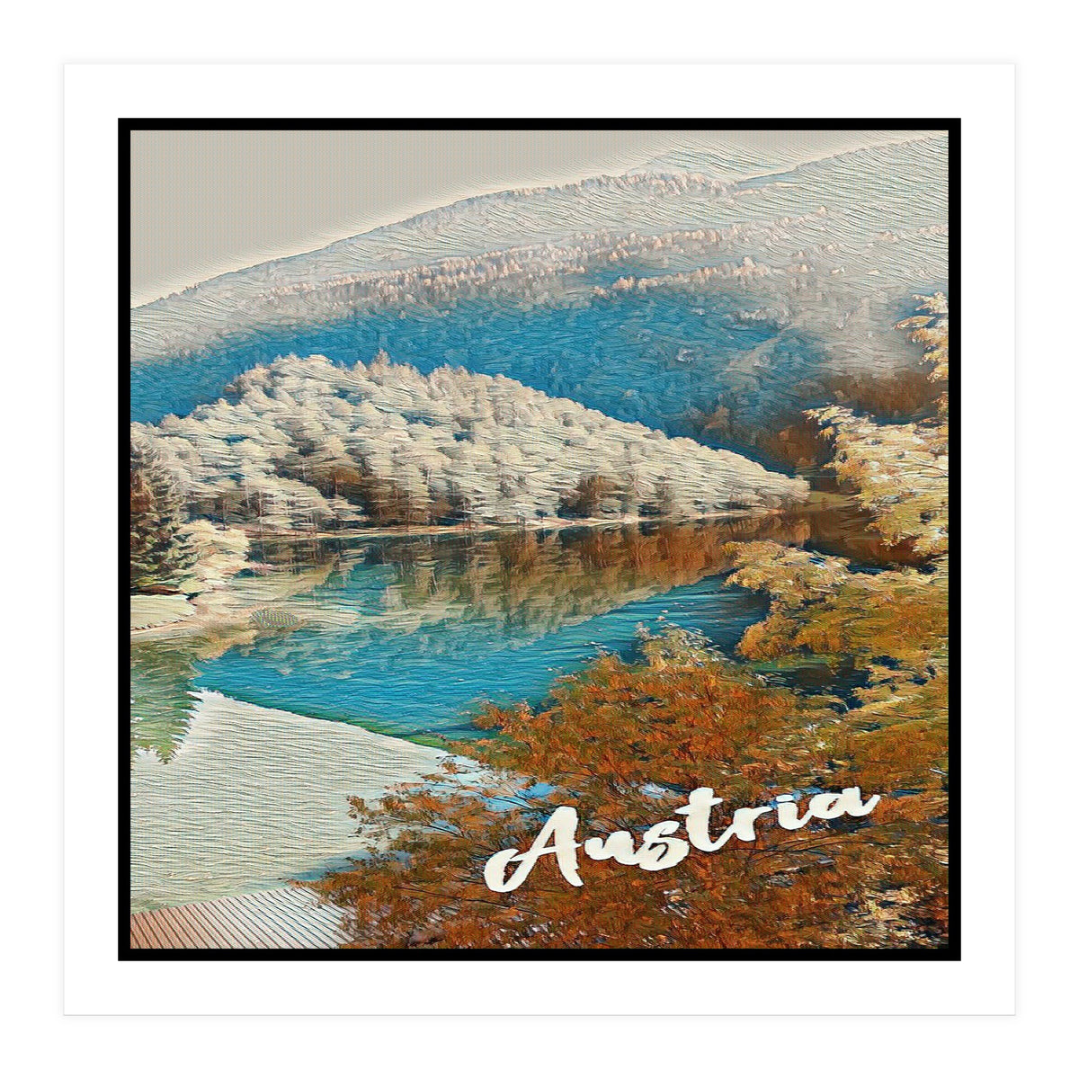 Austria Lake (Print Only)