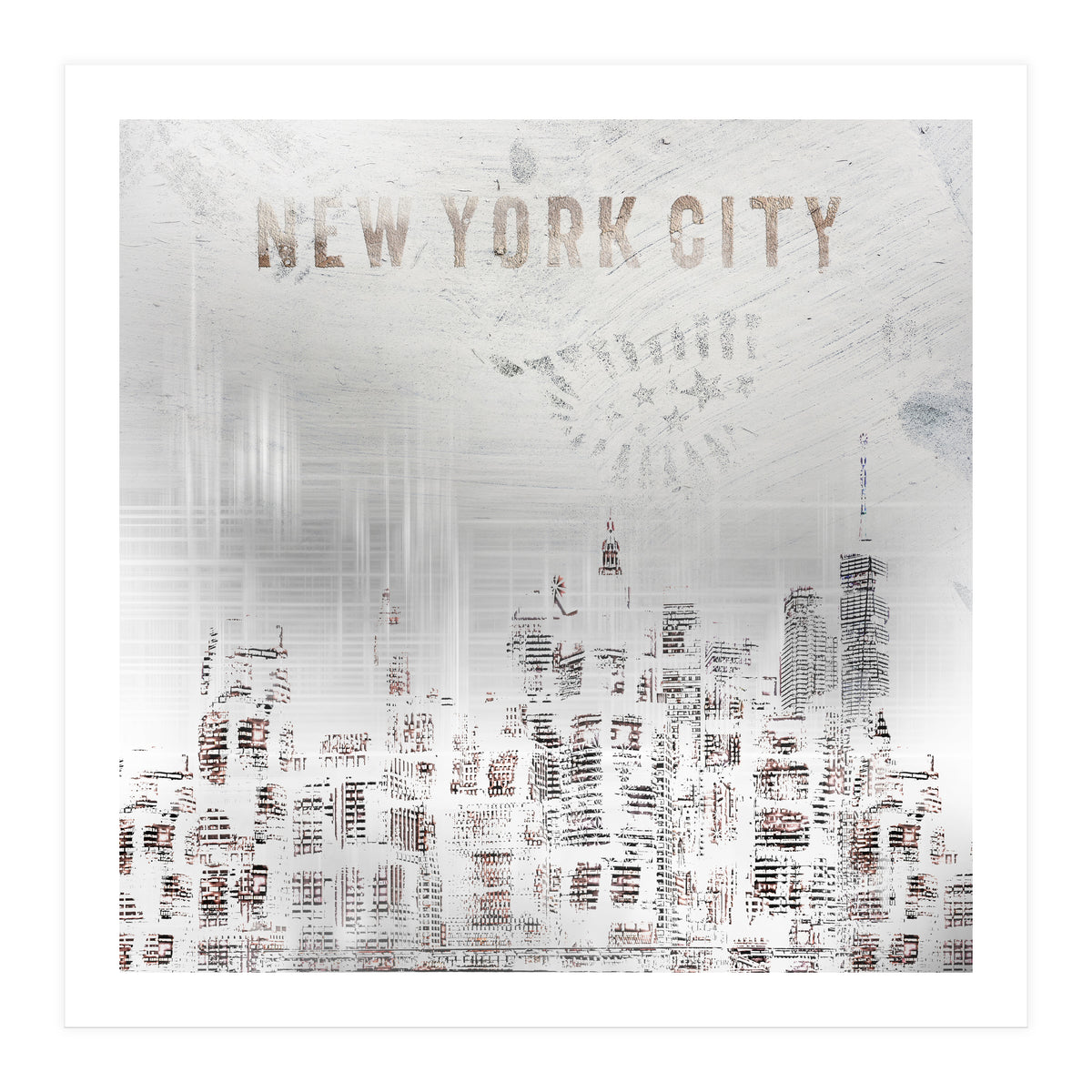 MODERN ART New York City Skylines (Print Only)