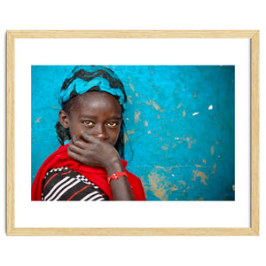 Blue, Red and the Girl by Miro May
