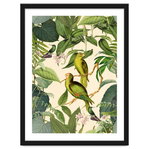 Green Jungle Parakeets by Andrea Haase
