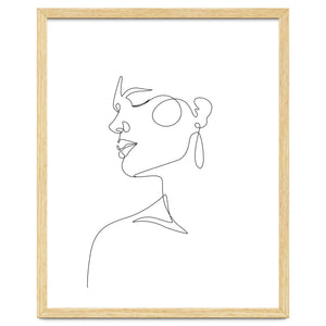 woman side face by Doriscici