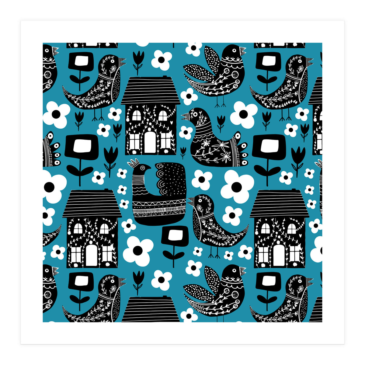 Max Folk Blue (Print Only)