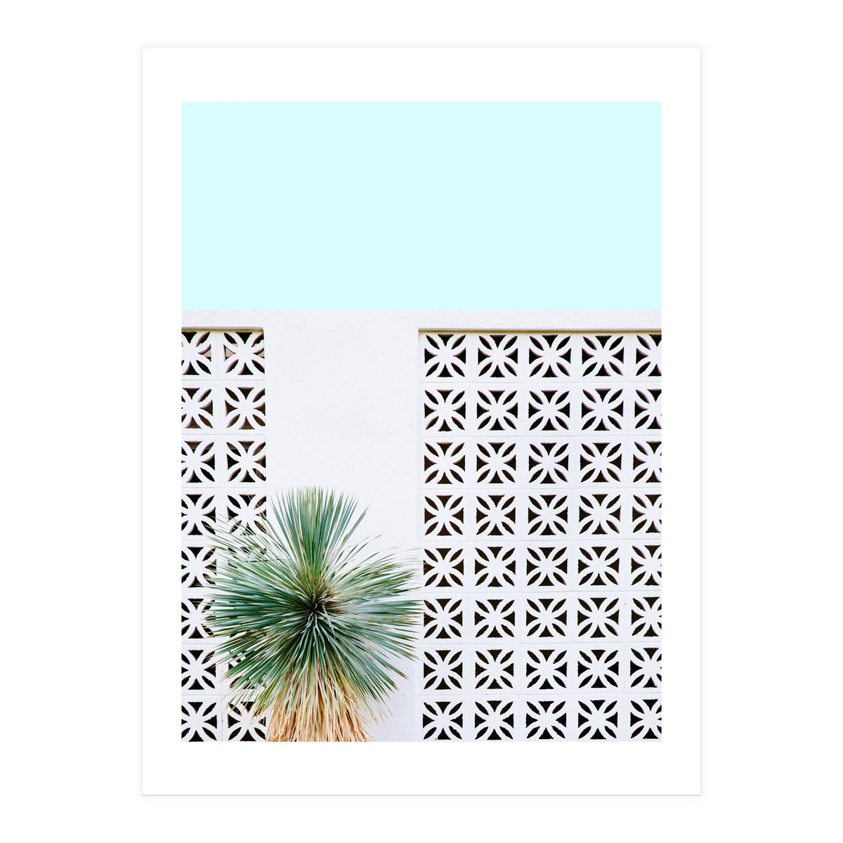 Mid Century Modern Breeze Block 2 (Print Only)