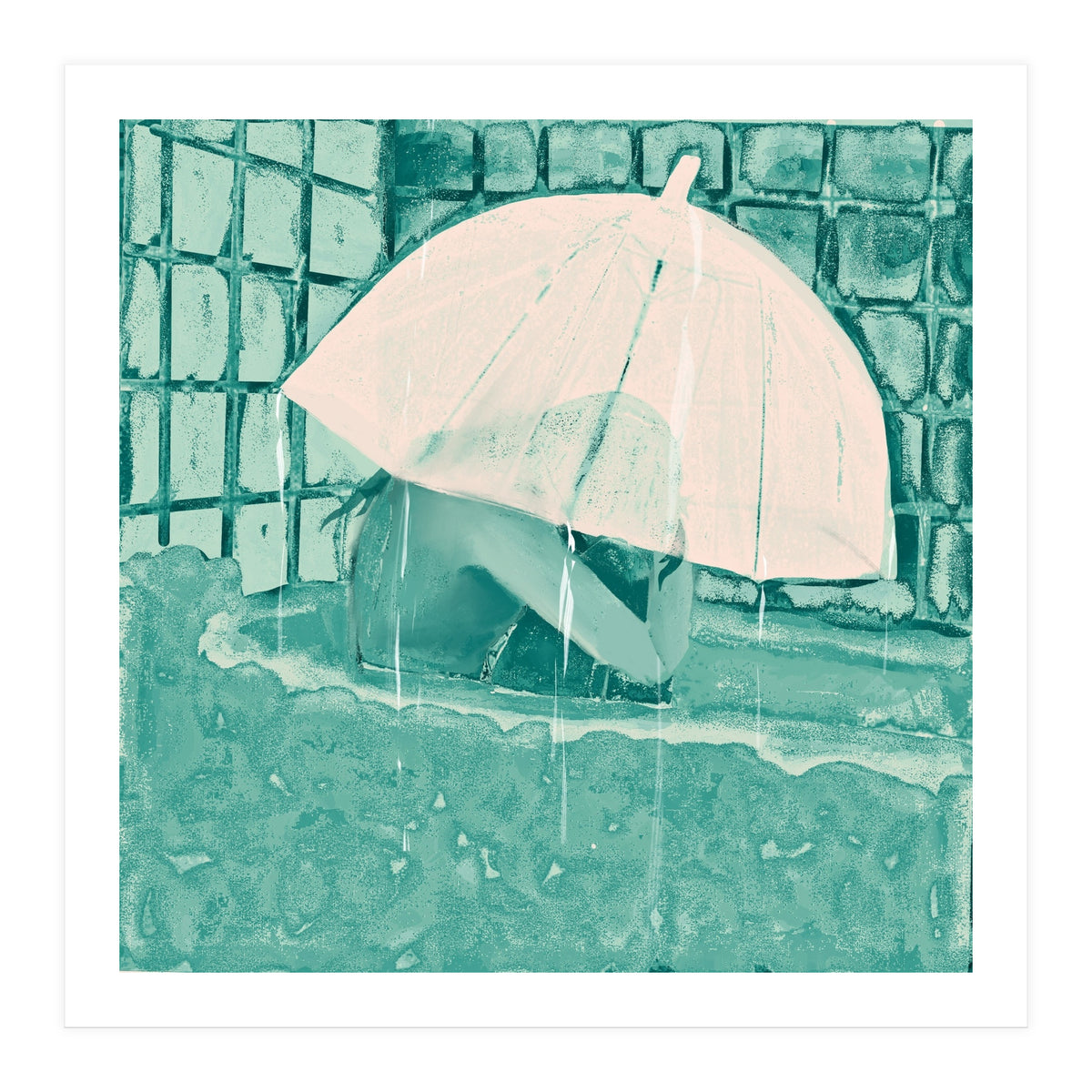 Girl in bathtub (Print Only)