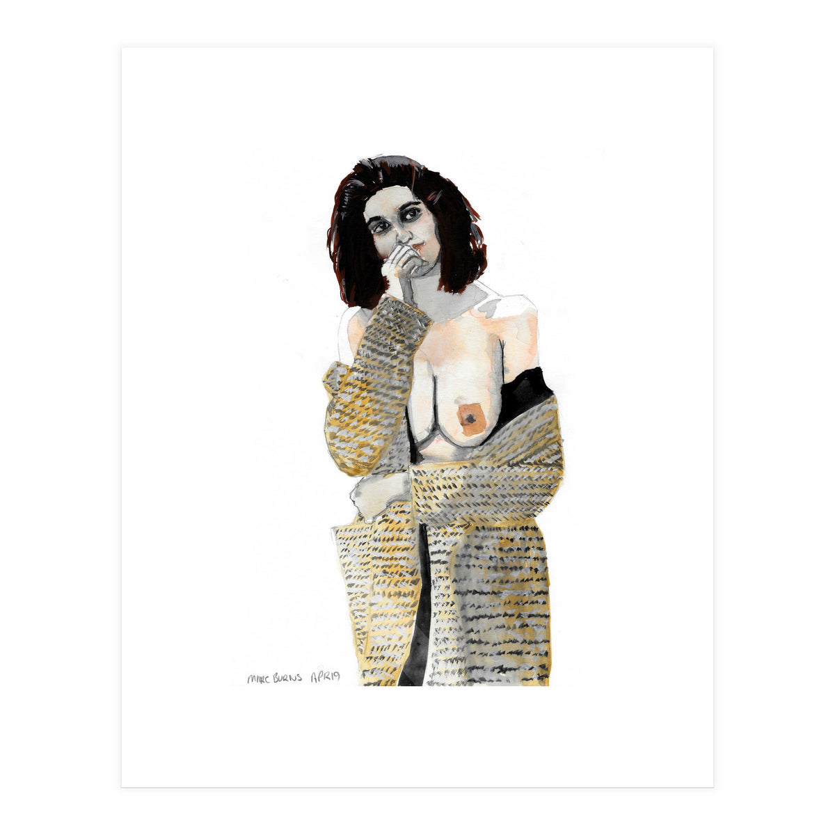 Untitled #15 - Woman in coat (Print Only)