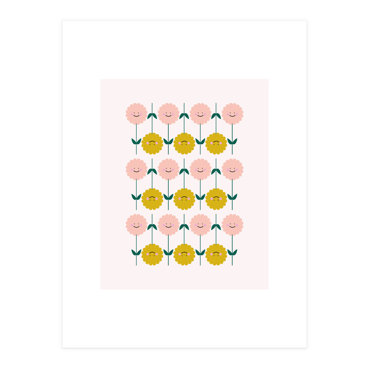 Smiling Flowers1 Rgb (Print Only)