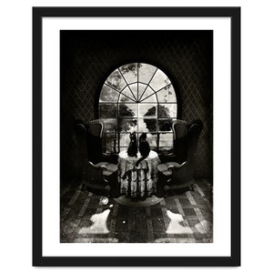 Room Skull Bw by Ali Gulec