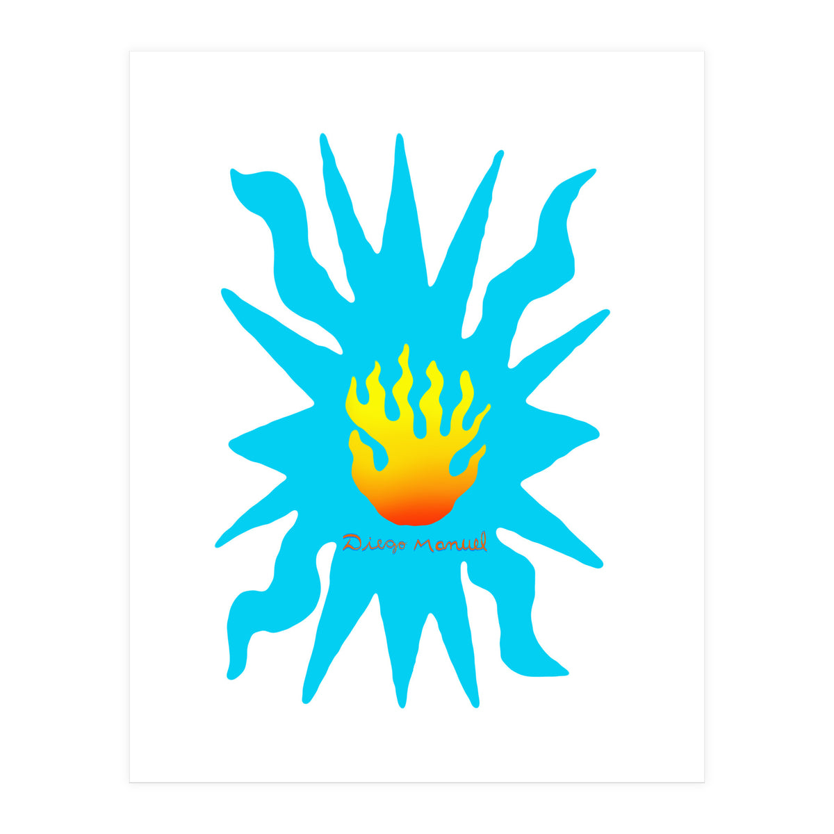 Fuego 43 Copia (Print Only)