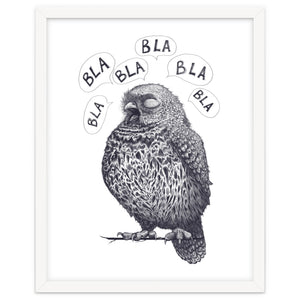 Owl Bla Bla Bla by kodamorkovkart