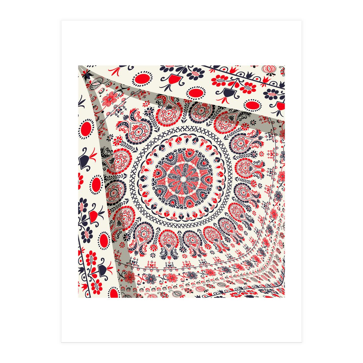 Romanian embroidery background 31 (Print Only)