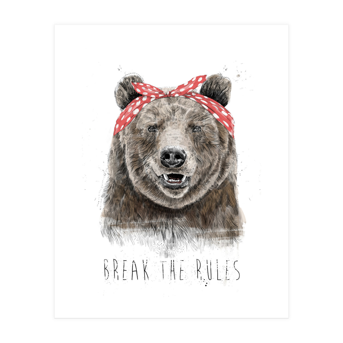 Break The Rules (color version) (Print Only)
