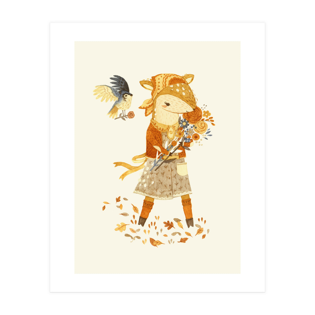 Dakota The Daisy Deer (Print Only)