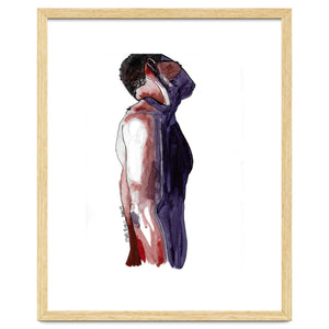 Untitled #5 - Male torso by Marc A. Burns