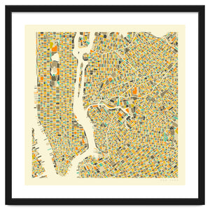 NEW YORK MAP by Jazzberry Blue