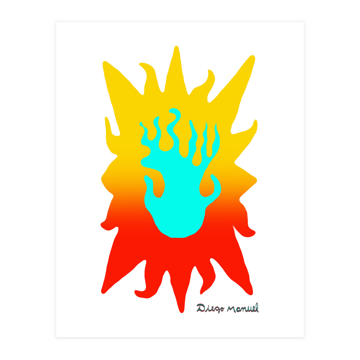 Fuego 117 Copia (Print Only)