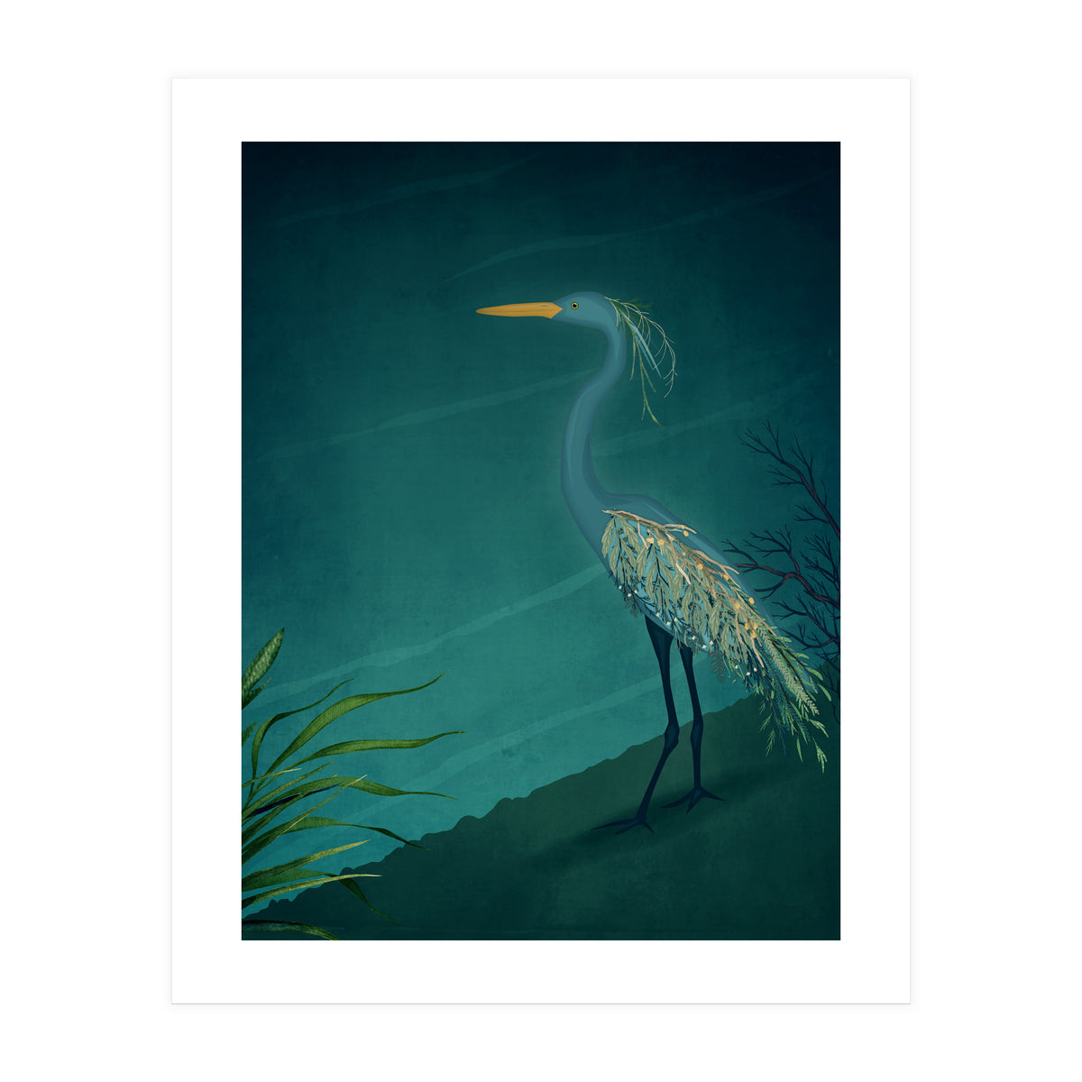 Camouflage: The Crane (Print Only)