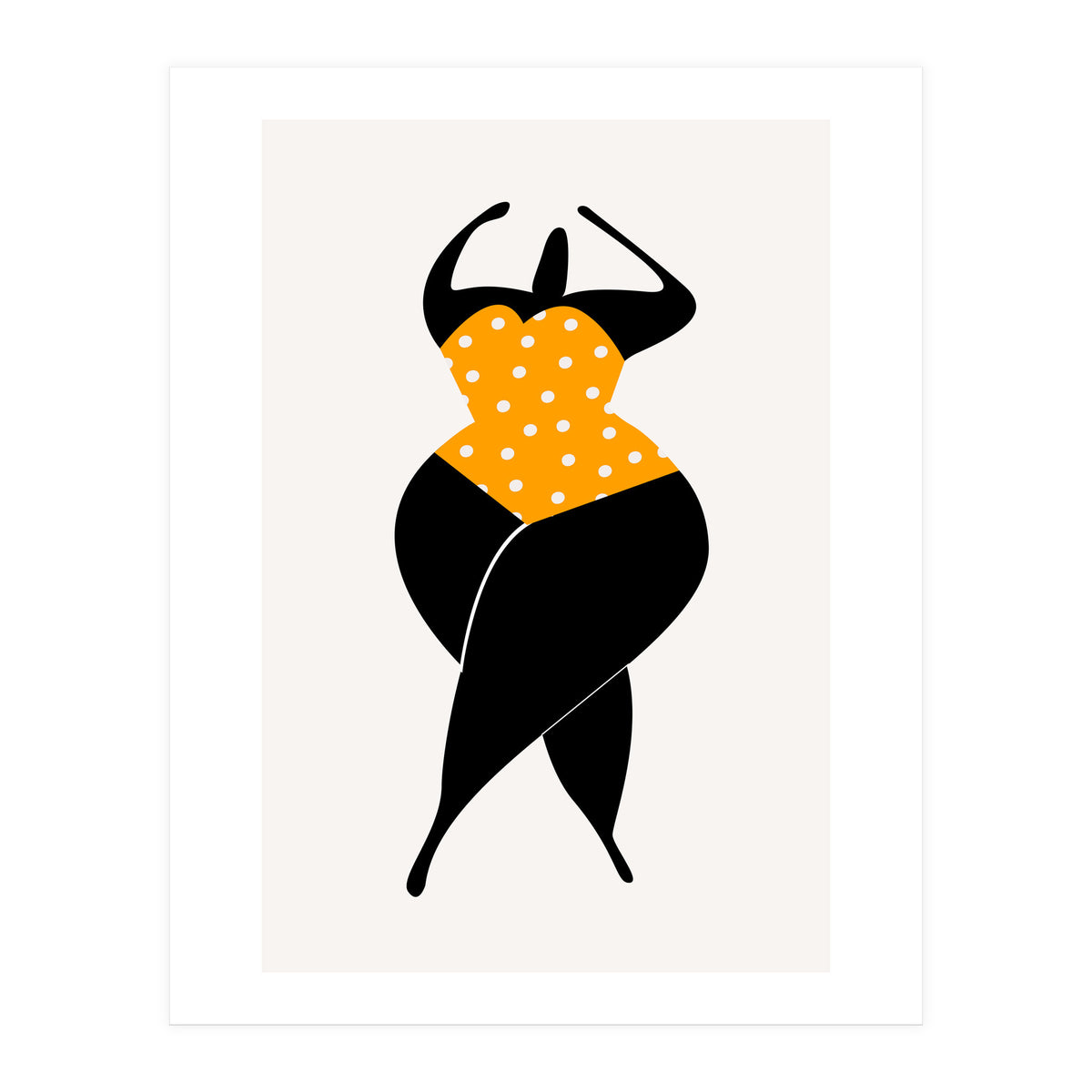 Dancing In The Sun Yellow (Print Only)