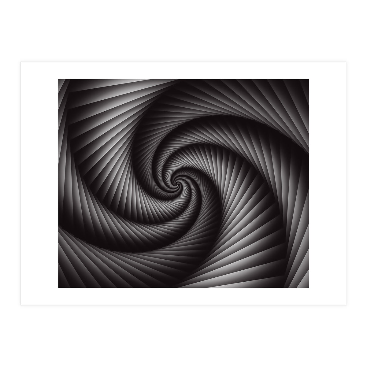 3d Abstract Spiral (Print Only)