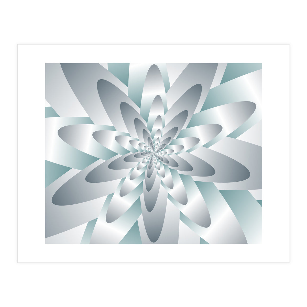 Swirl Flower Pattern (Print Only)