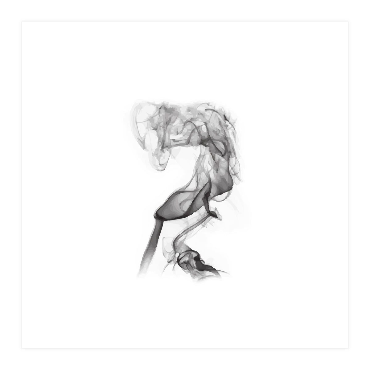 THE THINKER (Hommage to Auguste Rodin) (Print Only)