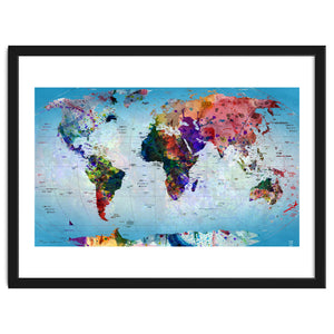Map Of The World by mark ashkenazi