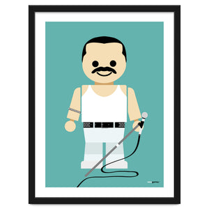 Freddie Mercury Toy by Rafa Gomes