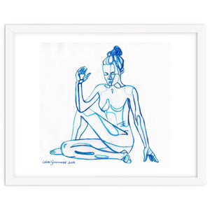 Ardha Matsyendrasana by Celeste Groenewald