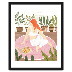Yoga + Pizza by 83 Oranges