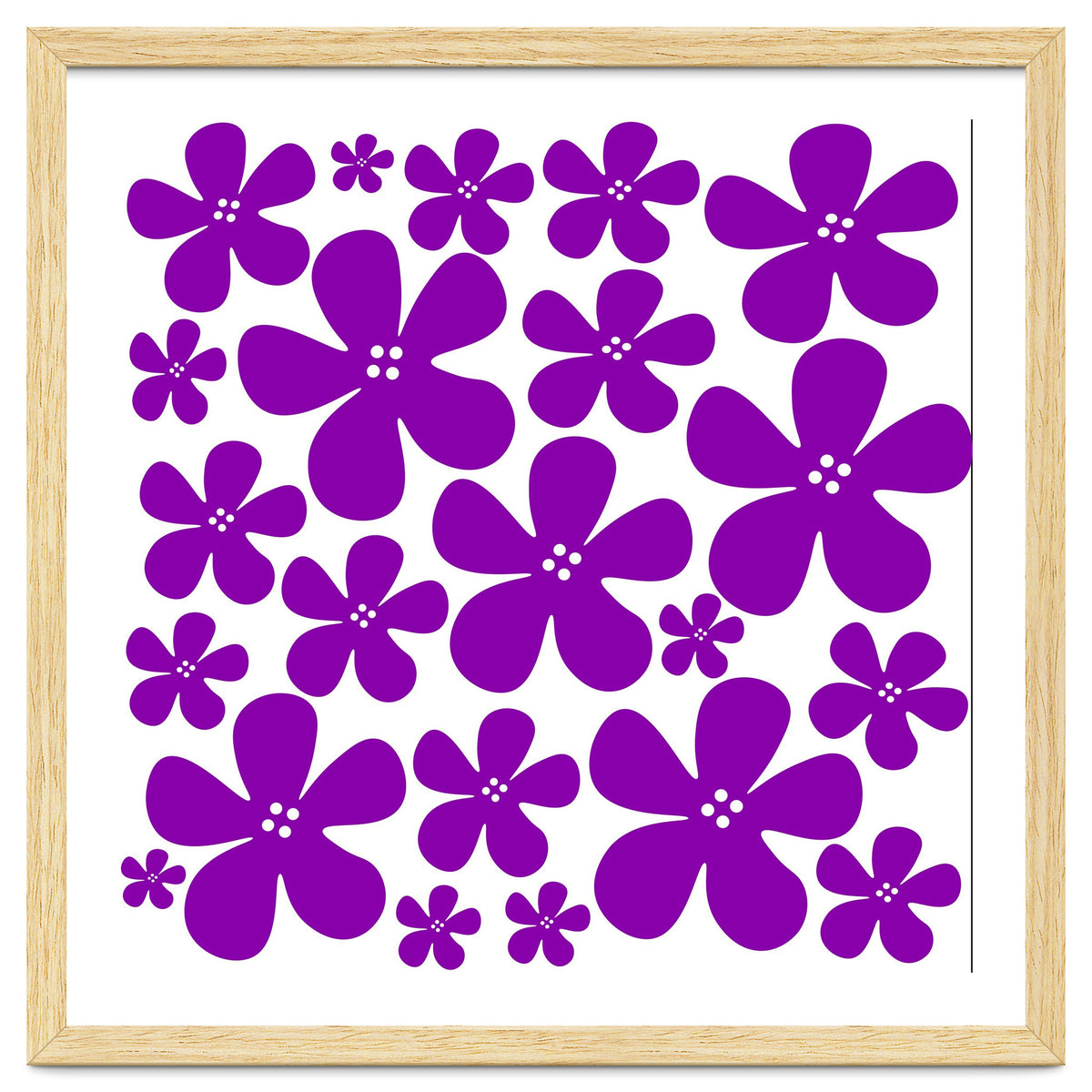 Purple Flowers Pattern