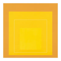 JOSEF ALBERS - HOMAGE TO THE SQUARE ORANGE YELLOW  (Print Only)