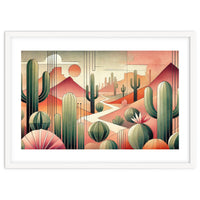 Art Deco Desert Cacti