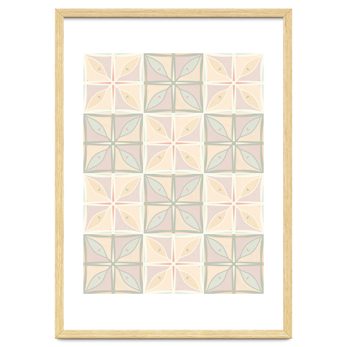 Old Style Pastels Kitchen Tiles