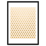 Blush + Gold Triangles #society6 #decor #buyart thumbnail