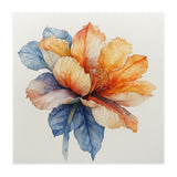 Ethereal Amber and Azure Bloom (Print Only) thumbnail
