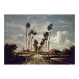 'The Avenue at Middelharnis', 1689, Oil on canvas, 103 x 141 cm. (Print Only) thumbnail