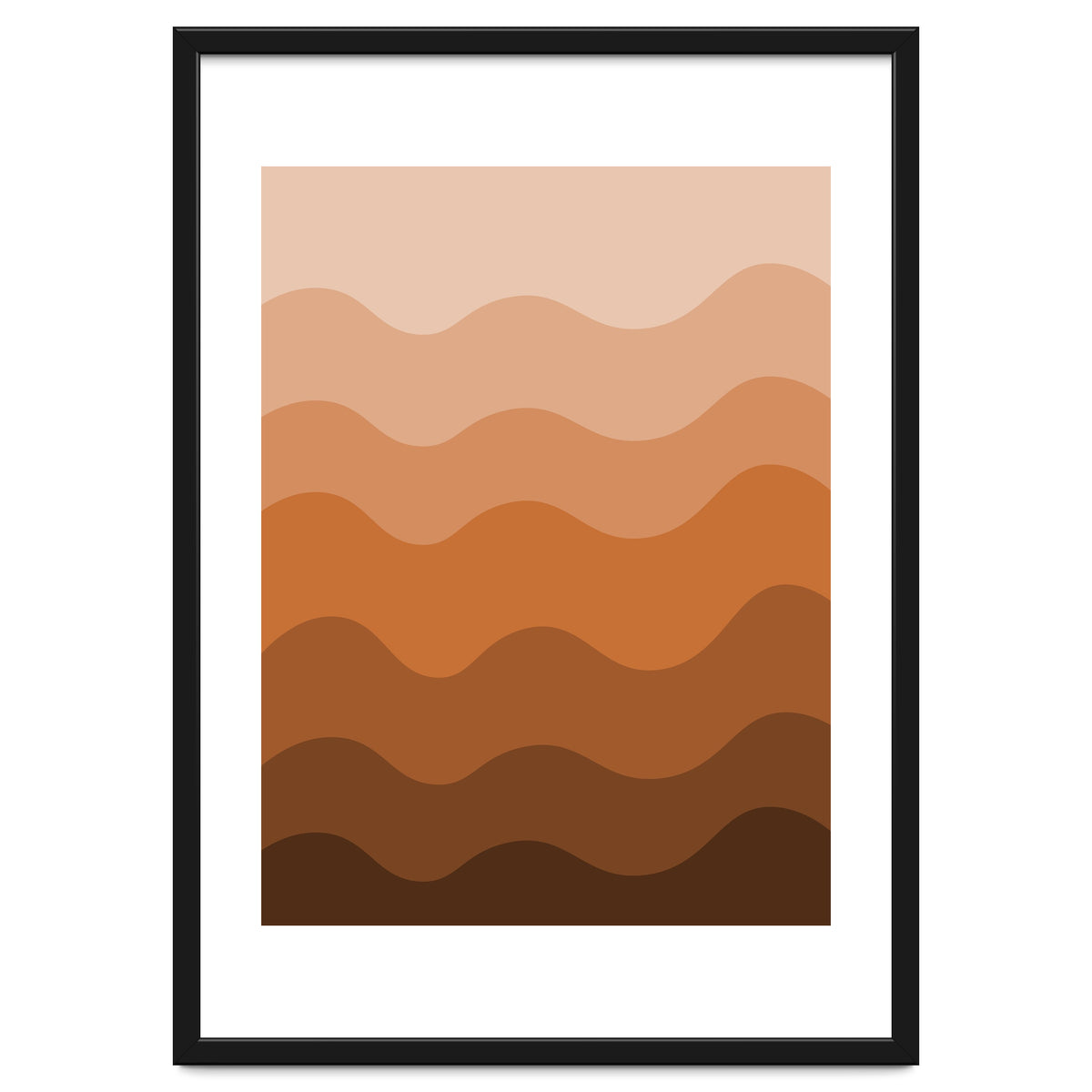 Brown gradient design