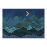Abstract Landscape Moody Moonrise (Print Only) thumbnail