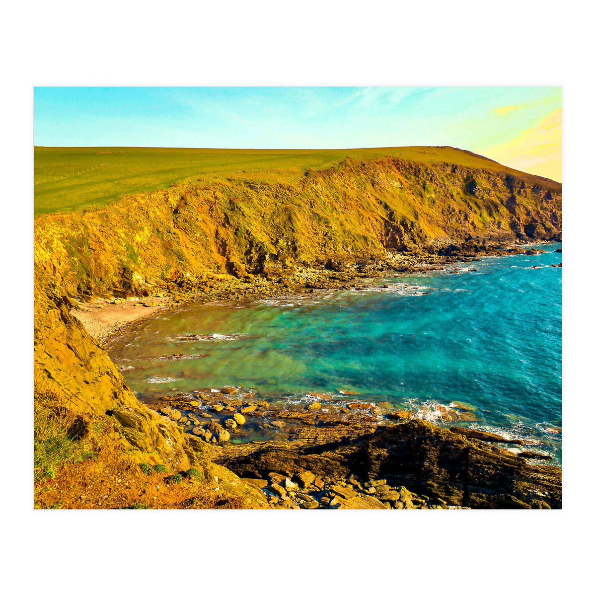 Devon cliffs (Print Only)