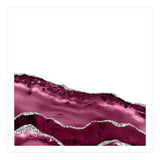 Burgundy & Silver Agate Texture 10 (Print Only) thumbnail