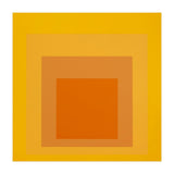 JOSEF ALBERS - HOMAGE TO THE SQUARE YELLOW ORANGE 2. HIGH RESOLUTION (Print Only) thumbnail