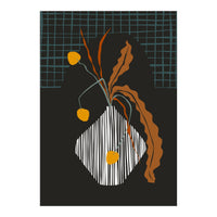 Midcentury ikebana dark (Print Only)