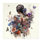 Watercolor Butterfly Bouquet (Print Only) thumbnail