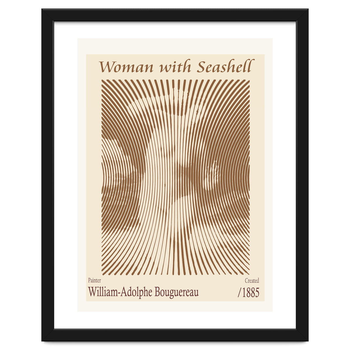 Woman With Seashell – William Adolphe Bouguereau (1885)