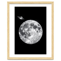 Diamond moon and UFO