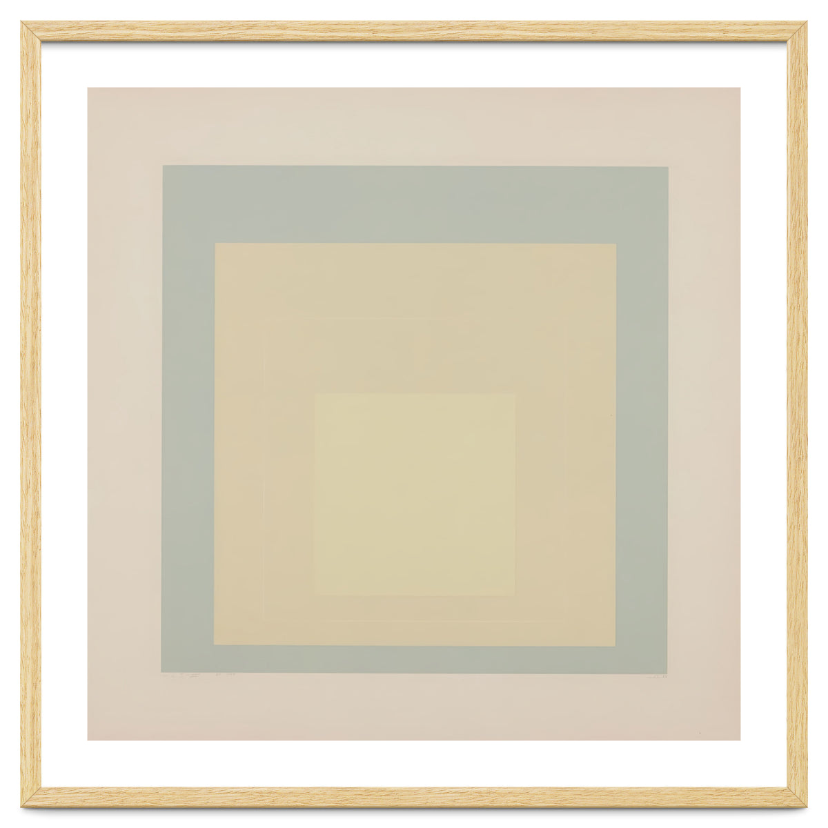 JOSEF ALBERS - HOMAGE TO THE SQUARE
