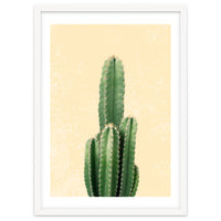 Tall Cactus, Minimal Desert Saguaro Art