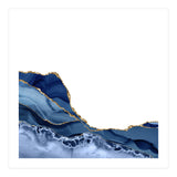 Navy & Gold Agate Texture 19 (Print Only) thumbnail