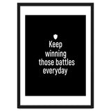 Keep winning those battles everyday thumbnail
