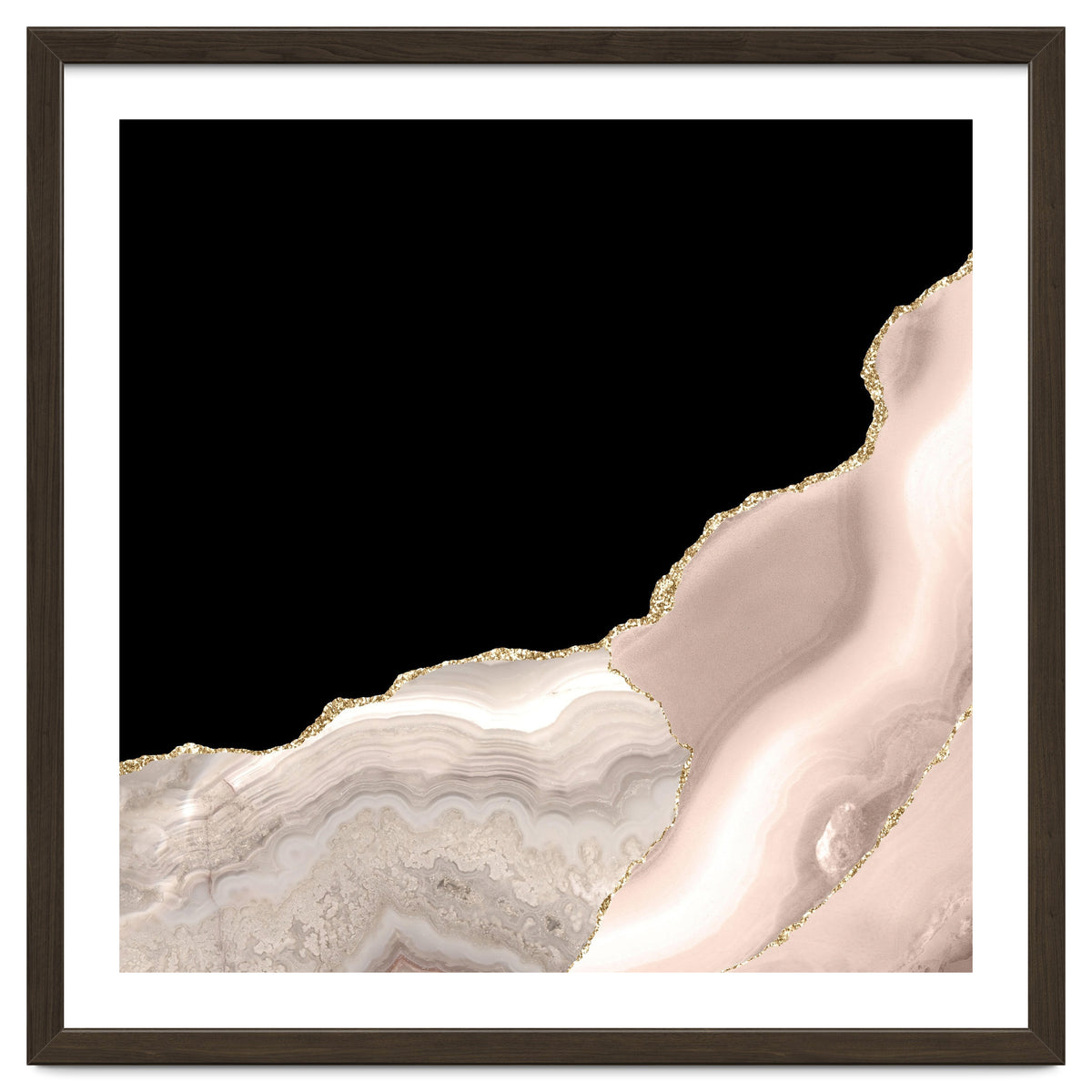 Ivory & Gold Agate Texture 04